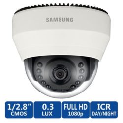 Samsung SND-6011R 2MP IR Indoor Dome IP Security Camera - 3.8mm Fixed Lens